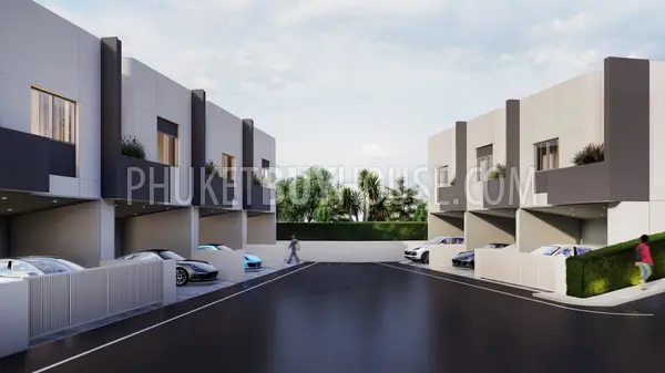 PHU22648: Affordable 3-Bedroom Homes with City and Mountain Views in Central Phuket. Fotoğraf #1
