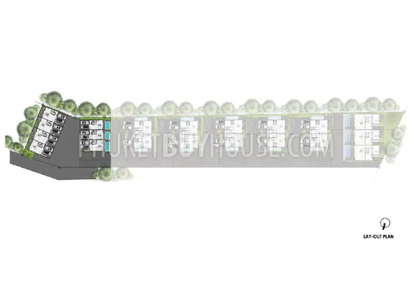 PHU22648: Affordable 3-Bedroom Homes with City and Mountain Views in Central Phuket. Fotoğraf #23