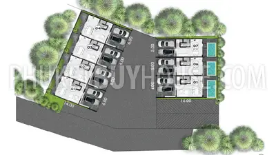 PHU22648: Affordable 3-Bedroom Homes with City and Mountain Views in Central Phuket. Photo #2