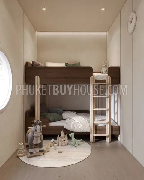 PHU22648: Affordable 3-Bedroom Homes with City and Mountain Views in Central Phuket. Fotoğraf #11
