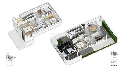 PHU22651: Spacious 4-Bedroom Duo Pool Villas with Mountain and Ocean Views in Central Phuket. 照片 #3