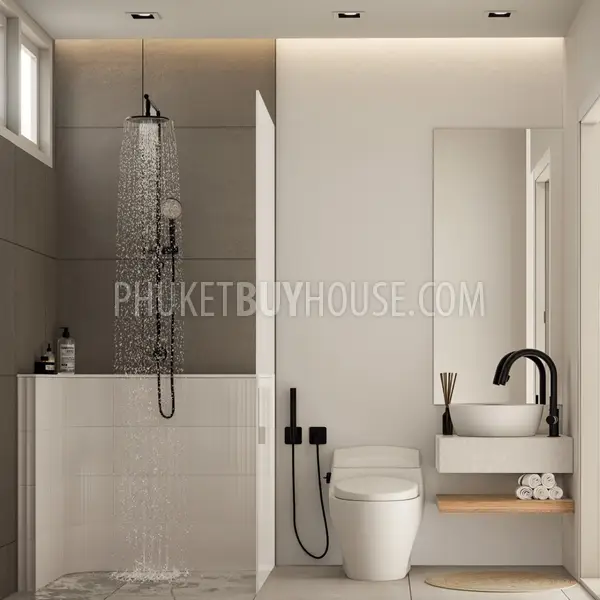 PHU22651: Spacious 4-Bedroom Duo Pool Villas with Mountain and Ocean Views in Central Phuket. Fotoğraf #25