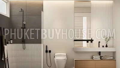 PHU22651: Spacious 4-Bedroom Duo Pool Villas with Mountain and Ocean Views in Central Phuket. Photo #17