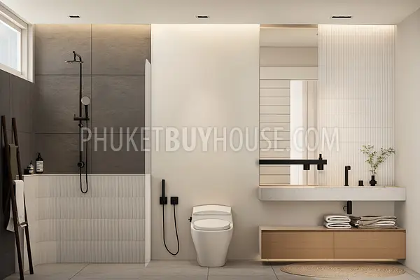 PHU22651: Spacious 4-Bedroom Duo Pool Villas with Mountain and Ocean Views in Central Phuket. Fotoğraf #17