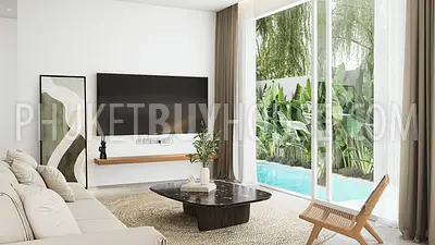 PHU22651: Spacious 4-Bedroom Duo Pool Villas with Mountain and Ocean Views in Central Phuket. Photo #6