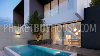PHU22652: Modern 4-Bedroom Pool Villa with Mountain and Ocean Views, Central Phuket. Photo #1