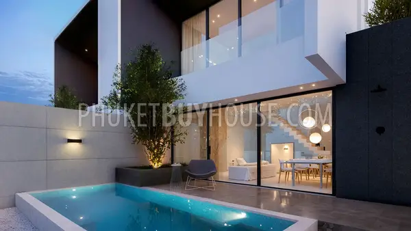 PHU22652: Modern 4-Bedroom Pool Villa with Mountain and Ocean Views, Central Phuket. Fotoğraf #1