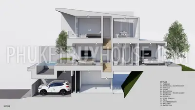 PHU22652: Modern 4-Bedroom Pool Villa with Mountain and Ocean Views, Central Phuket. Photo #25