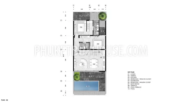PHU22652: Modern 4-Bedroom Pool Villa with Mountain and Ocean Views, Central Phuket. Fotoğraf #31