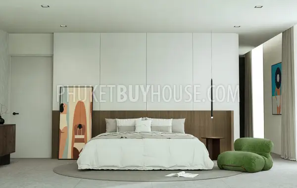 PHU22652: Modern 4-Bedroom Pool Villa with Mountain and Ocean Views, Central Phuket. Fotoğraf #10