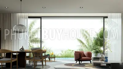 PHU22652: Modern 4-Bedroom Pool Villa with Mountain and Ocean Views, Central Phuket. Photo #6