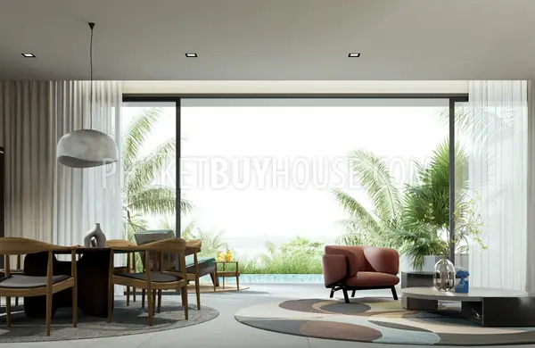 PHU22652: Modern 4-Bedroom Pool Villa with Mountain and Ocean Views, Central Phuket. Fotoğraf #6