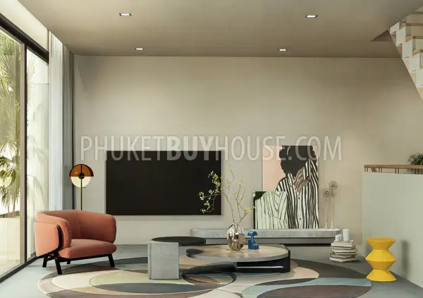 PHU22652: Modern 4-Bedroom Pool Villa with Mountain and Ocean Views, Central Phuket. Fotoğraf #8