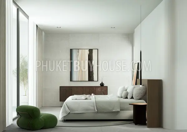 PHU22652: Modern 4-Bedroom Pool Villa with Mountain and Ocean Views, Central Phuket. Fotoğraf #13