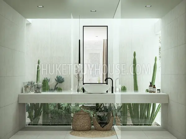 PHU22652: Modern 4-Bedroom Pool Villa with Mountain and Ocean Views, Central Phuket. Fotoğraf #9
