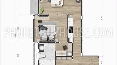 PAT22105: Limited Addition of Unique 2 Bedroom Apartment in Patong. Fotoğraf #14