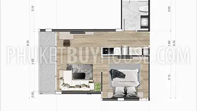 PAT22104: Limited Addition of Unique 1 Bedroom Apartment in Patong. Fotoğraf #12