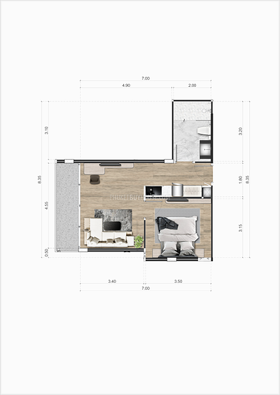 PAT22104: Limited Addition of Unique 1 Bedroom Apartment in Patong . 照片 #12