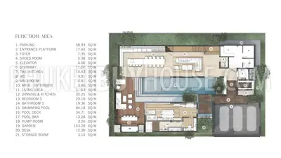 CHE22655: Spacious 5 Bedroom Pool Villa with Rooftop Jacuzzi and Private Man Caves in Serene Cherngtalay. Photo #6