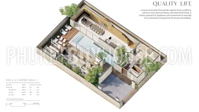 CHE22655: Spacious 5 Bedroom Pool Villa with Rooftop Jacuzzi and Private Man Caves in Serene Cherngtalay. Photo #4