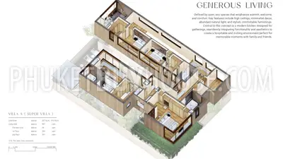 CHE22655: Spacious 5 Bedroom Pool Villa with Rooftop Jacuzzi and Private Man Caves in Serene Cherngtalay. Photo #5