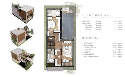 CHE22656: Spacious 3 Bedroom Pool Villa with Rooftop Jacuzzi and Private Man Caves in Serene Cherngtalay. Photo #11
