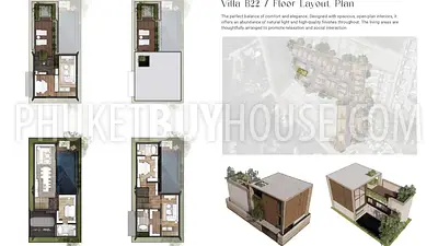 CHE22656: Spacious 3 Bedroom Pool Villa with Rooftop Jacuzzi and Private Man Caves in Serene Cherngtalay. Photo #13