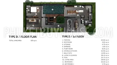 CHE22657: Spacious Modern Pool Villas with Sky Lounges. Photo #4