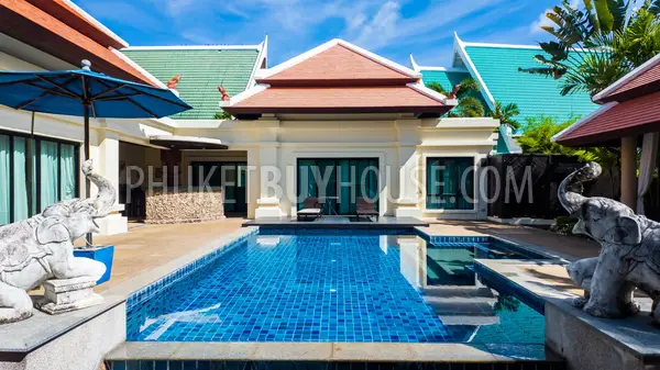 NAI22660: Elegant Pool Villa with Bar Lounge & Tropical Ambience in Nai Harn. Photo #2