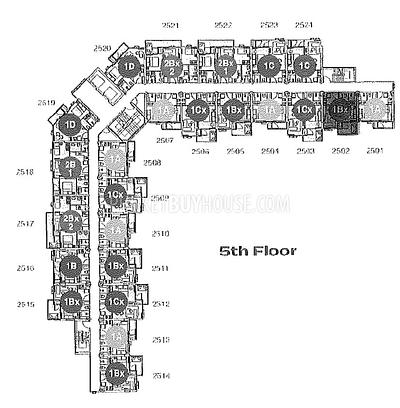 BAN22662: Golf View 1-Bedroom on the Top Floor Near Bang Tao Beach. 照片 #4