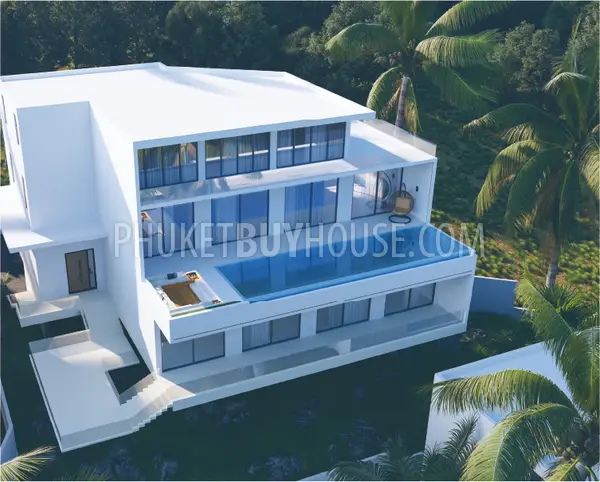 PAN22664: One-of-a-Kind 7-Bedroom Hillside Villa with Private Lift & Panoramic Sea Views in Cape Panwa. Fotoğraf #1