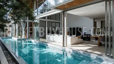 BAN22667: Smart Tropical Villa with Jacuzzi Pool and Rooftop in Prime Bang Tao Area. Fotoğraf #53