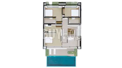 LAY22669: Rare Three-Level Villa with Full Resort Access and Panoramic Views. Photo #6