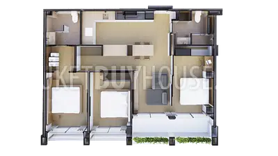 LAY22120: Tropical Luxury 3 Bedroom apartment For Sale In Prime Location Near Layan Beach. Fotoğraf #12