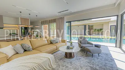 BAN22161: Премиалиная Вилла с 3 спальнями и бассейном на Пхукете на продажу в Бангтао. Фото #4