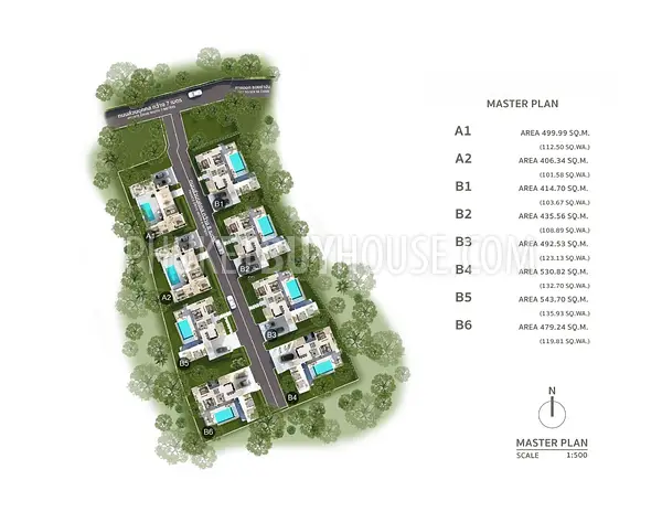 TAL22670: Private Pool 3 Bedroom Villas in Tranquil Green Surroundings, Just Minutes from Beaches and Airport . 照片 #3