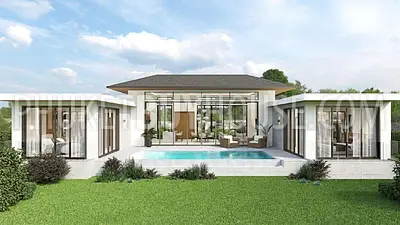 TAL22670: Private Pool 3 Bedroom Villas in Tranquil Green Surroundings, Just Minutes from Beaches and Airport . Fotoğraf #2