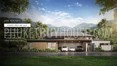 CHE22674: Nature-Embraced Modern Pool 4 Bedroom Villa with Prime Amenities Minutes from Bang Tao Beach. Fotoğraf #4