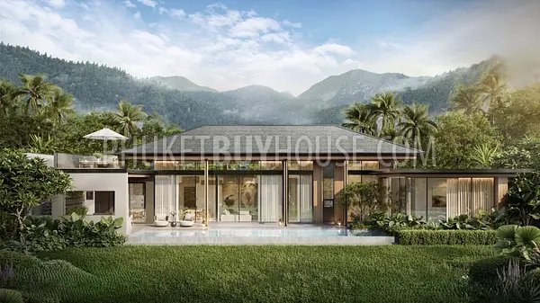 CHE22674: Nature-Embraced Modern Pool 4 Bedroom Villa with Prime Amenities Minutes from Bang Tao Beach. Photo #1