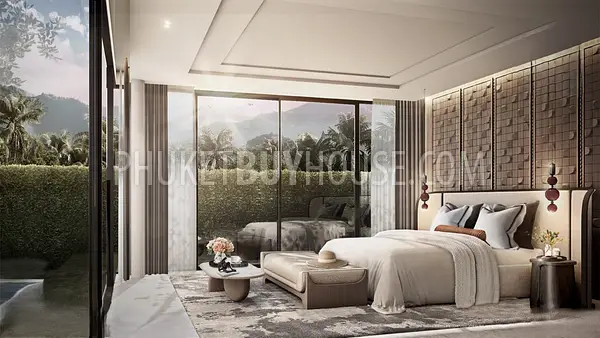 CHE22674: Nature-Embraced Modern Pool 4 Bedroom Villa with Prime Amenities Minutes from Bang Tao Beach. Photo #8