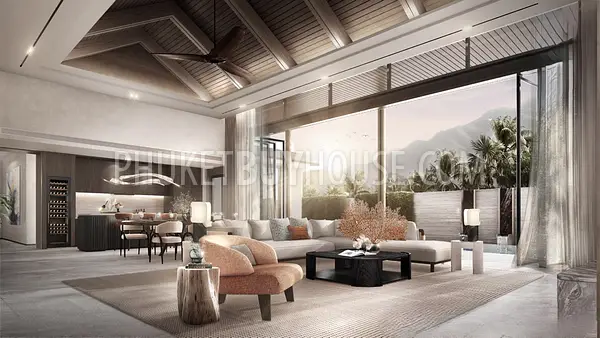 CHE22674: Nature-Embraced Modern Pool 4 Bedroom Villa with Prime Amenities Minutes from Bang Tao Beach. Photo #7