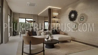 CHE22673: Nature-Embraced Modern Pool 3 Bedroom Villa with Prime Amenities Minutes from Bang Tao Beach. Fotoğraf #5