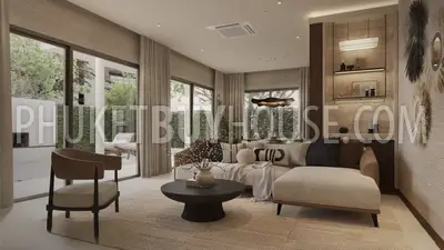CHE22673: Nature-Embraced Modern Pool 3 Bedroom Villa with Prime Amenities Minutes from Bang Tao Beach. Fotoğraf #10