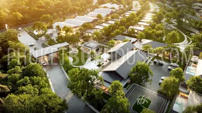 CHE22674: Nature-Embraced Modern Pool 4 Bedroom Villa with Prime Amenities Minutes from Bang Tao Beach. Fotoğraf #13