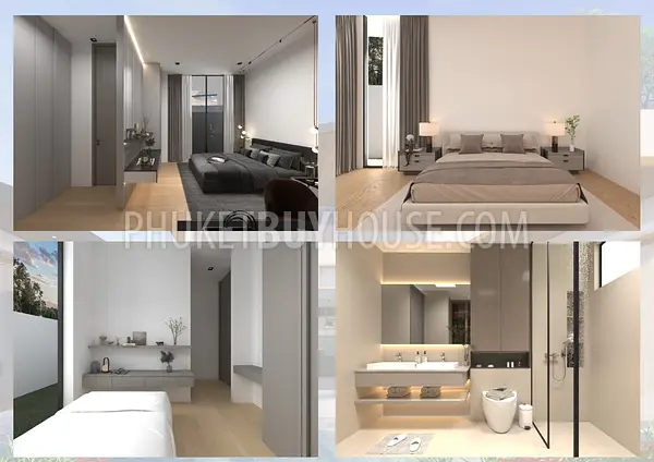 TAL22681: Tropical Modern 3-Bedroom Pool Villas Surrounded by Nature in Thalang. 照片 #15
