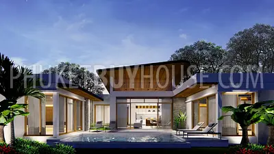TAL22681: Tropical Modern 3-Bedroom Pool Villas Surrounded by Nature in Thalang. 照片 #1