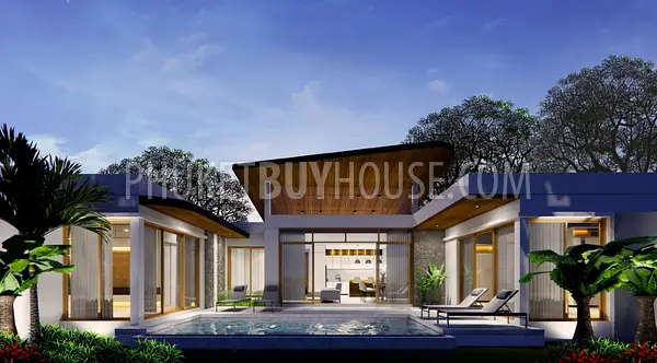 TAL22681: Tropical Modern 3-Bedroom Pool Villas Surrounded by Nature in Thalang. 照片 #1