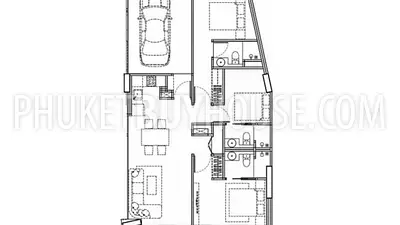 BAN5622: 3-Bedroom Apartments in High-Class Condo at Bang Tao Phuket. Photo #2