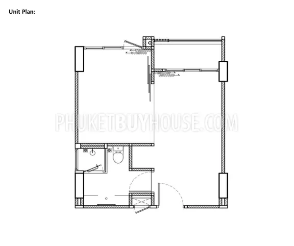 BAN5379: Cozy 1 Bedroom Condo in Bang Tao. Fotoğraf #23