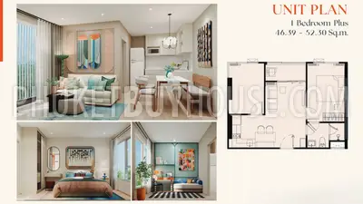 BAN22694: Bright New One Bedroom Plus Apartments Near Bang Tao Beach. Photo #3